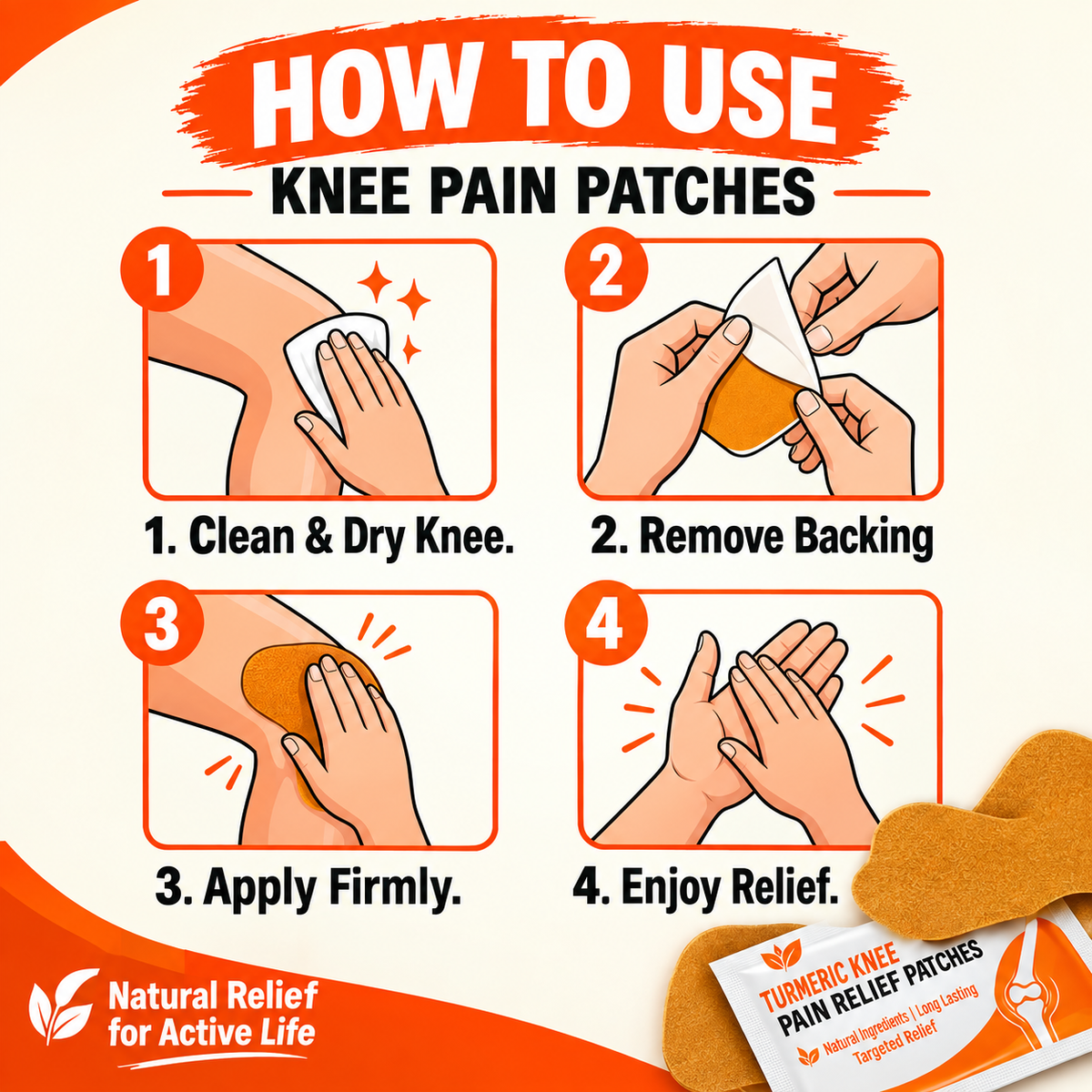 Turmeric Knee Patches